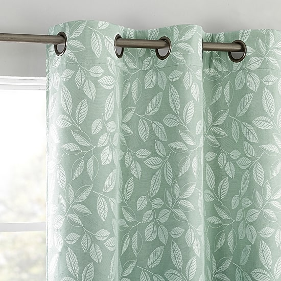 Sun Zero Satti Grommet Top 100% Blackout Single Curtain Panel