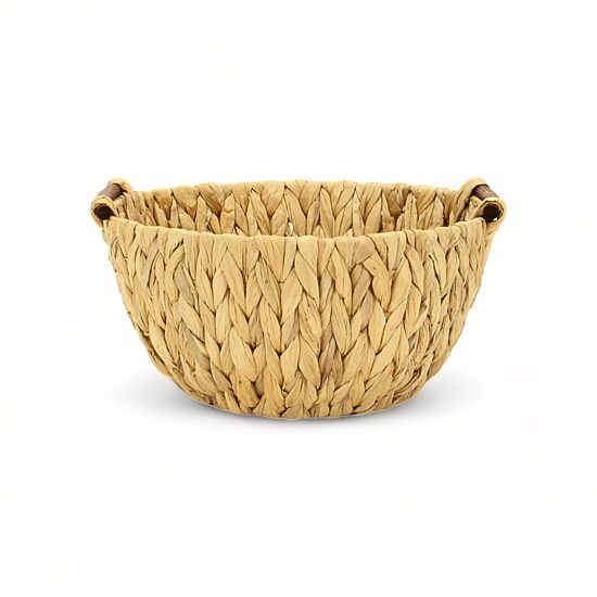 Woven Water Hyacinth Basket