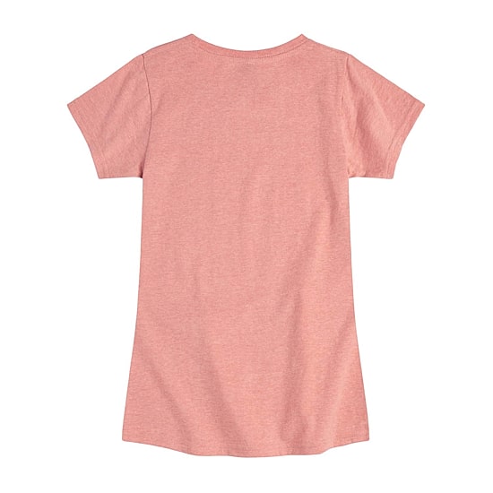 Disney Collection Little & Big Kid Girls Crew Neck Short Sleeve Regular Fit Princess Moana Graphic T-Shirt