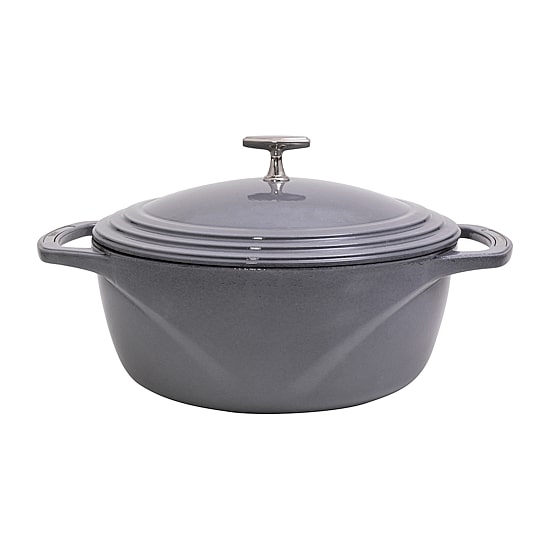 Lodge USA Enameled Cast Iron Dutch Oven