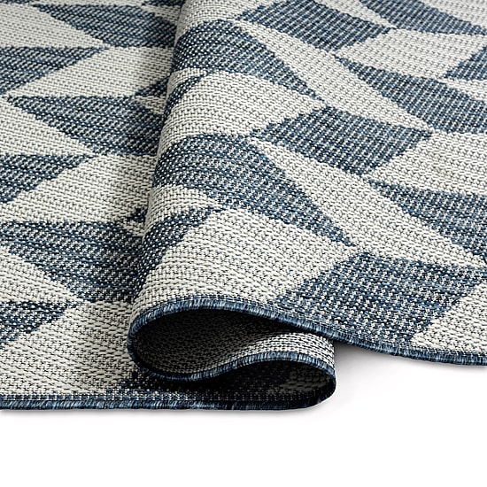 Nicole Miller Country Calla Herringbone Washable Outdoor Rectangular Area Rug