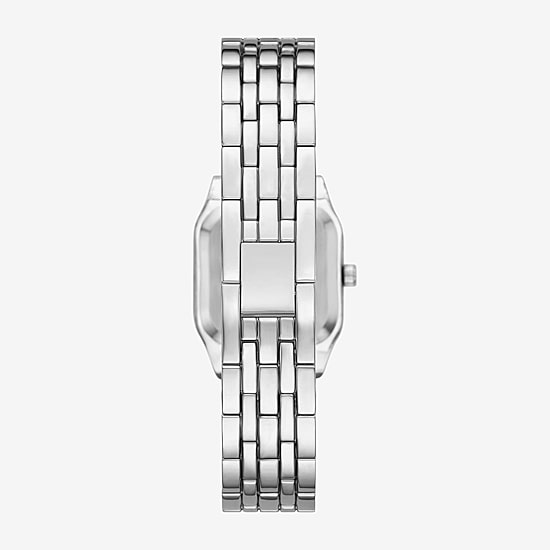Geneva Womens Silver Tone Bracelet Watch Fmdjm309