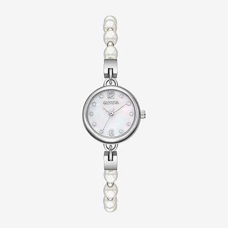 Geneva Womens Two-Tone Bangle Watch Boxed Set - JCPenney