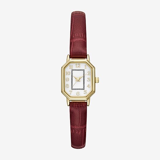 Womens Red Strap Watch Fmdjo332