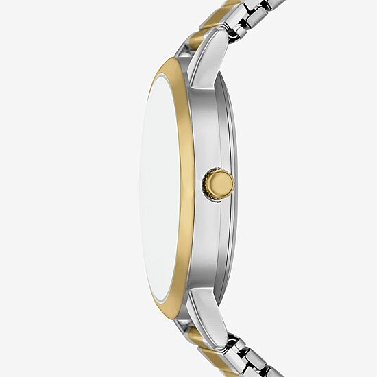 Mens Two Tone Stainless Steel Expansion Watch Fmdjo334