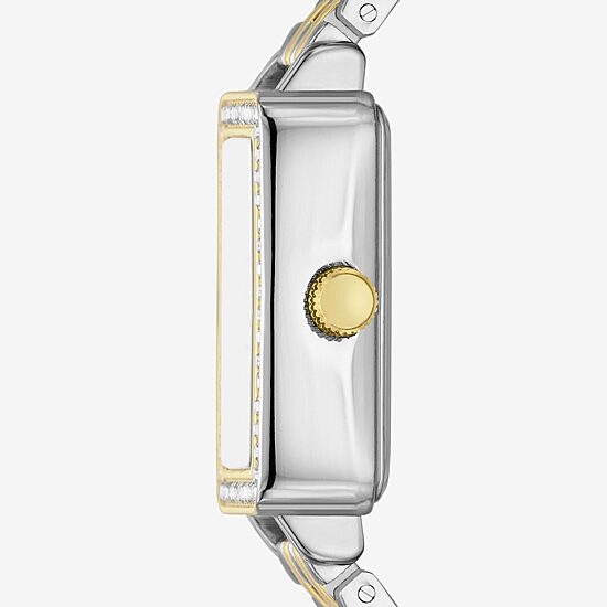 Womens Crystal Accent Two Tone 9-pc. Watch Boxed Set Fmdjset358