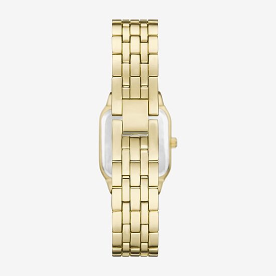 Womens Crystal Accent Gold Tone 6-pc. Watch Boxed Set Fmdjset361