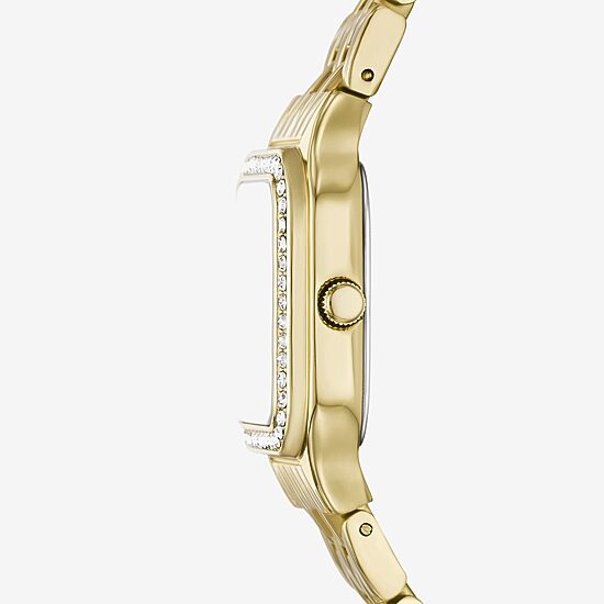 Womens Crystal Accent Gold Tone 6-pc. Watch Boxed Set Fmdjset361