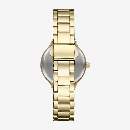 Womens Crystal Accent Gold Tone 3-pc. Watch Boxed Set Fmdjset363