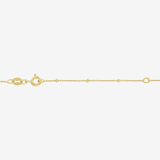 Womens Lab Created Blue Sapphire 14K Gold Over Silver 16 Inch Pendant Necklace