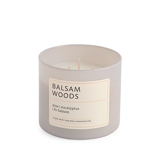 Distant Lands 14oz Balsam Woods 3-Wick Scented Jar Candle