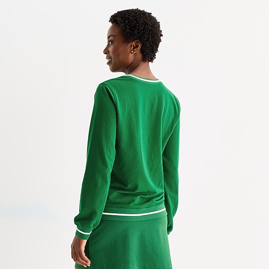 St. John's Bay Womens Crew Neck Long Sleeve Sweatshirt