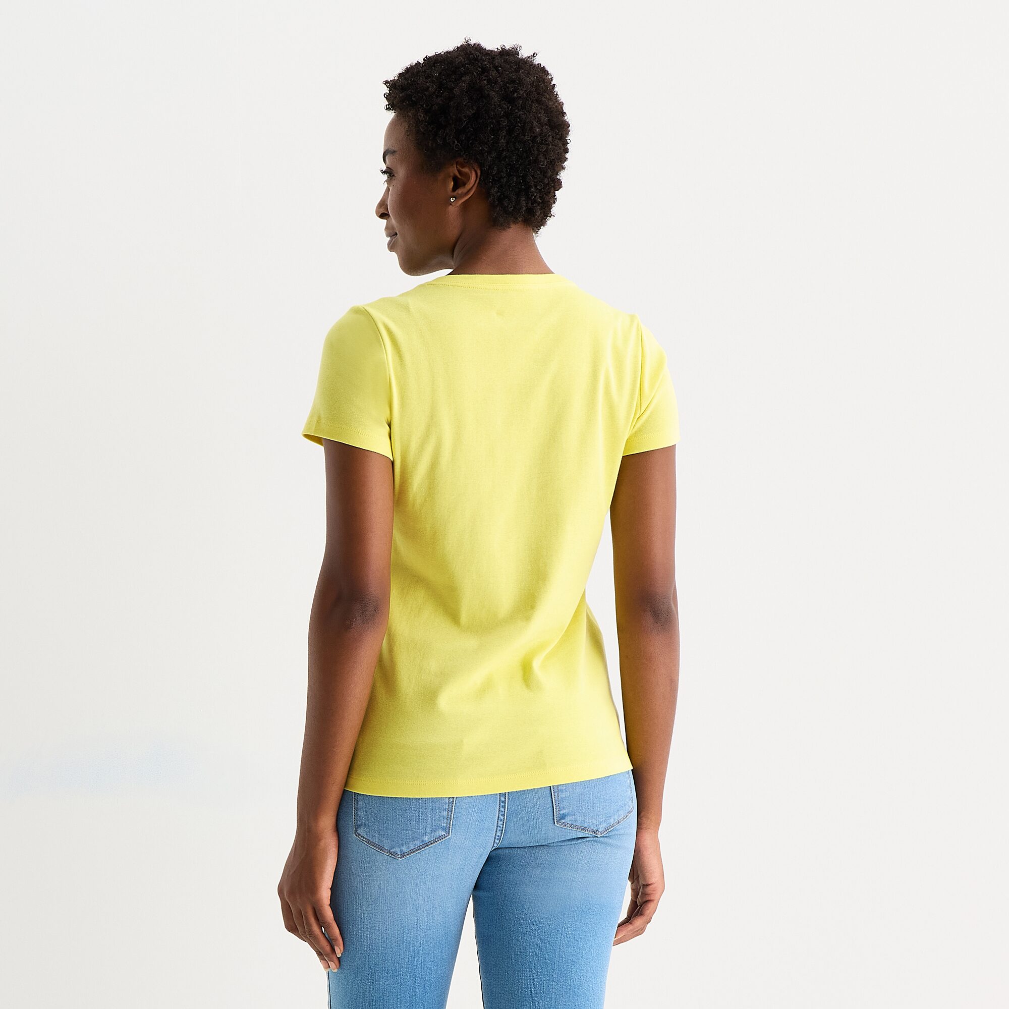 St. John's Bay Womens V Neck Short Sleeve T-Shirt