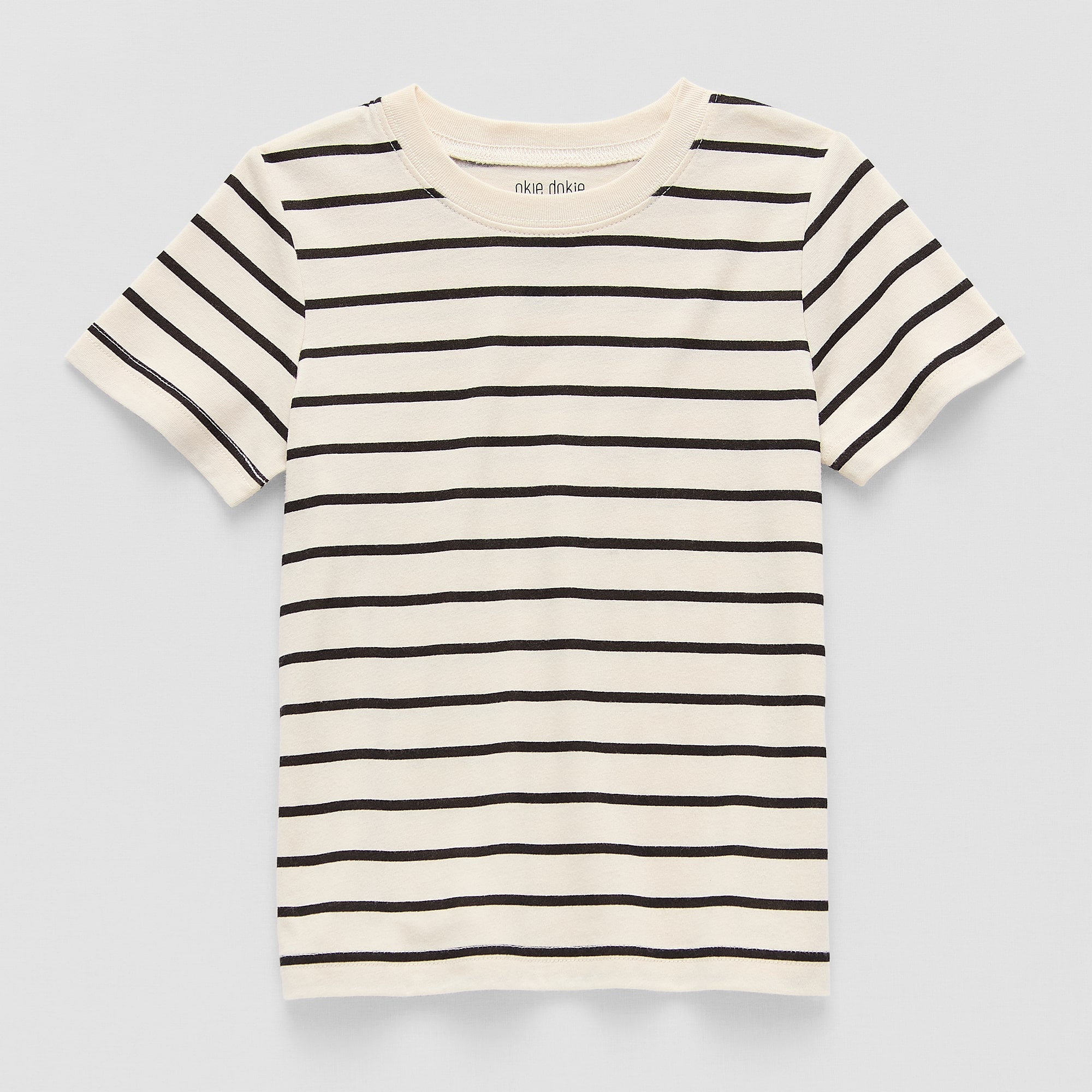 Okie Dokie Toddler & Little Boys Crew Neck Short Sleeve T-Shirt