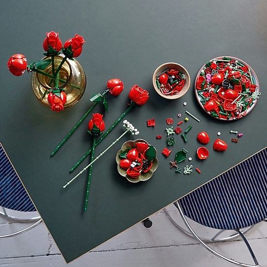 LEGO® Botanicals Bouquet Of Roses Building Blocks 822-pc.