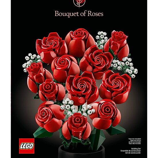 LEGO® Botanicals Bouquet Of Roses Building Blocks 822-pc.