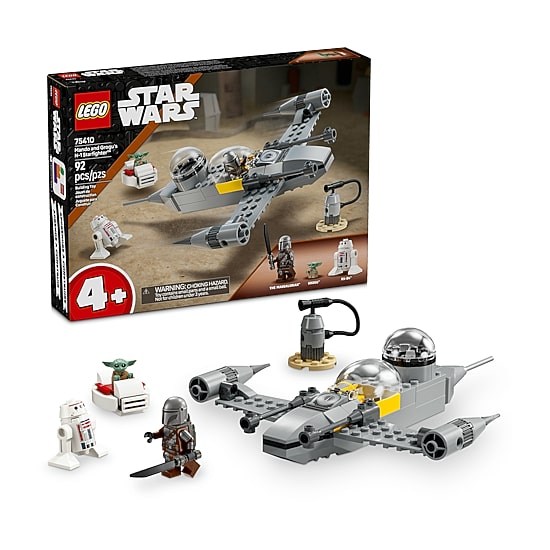 LEGO® Star Wars™ Mando And Grogu'S N-1 Starfighter Building Blocks 92-pc.