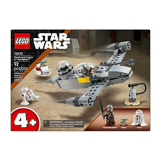 LEGO® Star Wars™ Mando And Grogu'S N-1 Starfighter Building Blocks 92-pc.