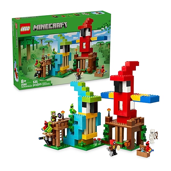 LEGO® Minecraft® Parrot Houses Building Blocks 535-pc.