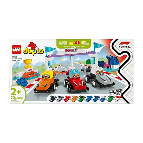 LEGO® DUPLO® F1 Team Race Car 10445 Building Blocks 70-pc.