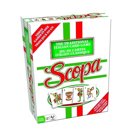 Outset Media Scopa Deluxe Card Game Board Game