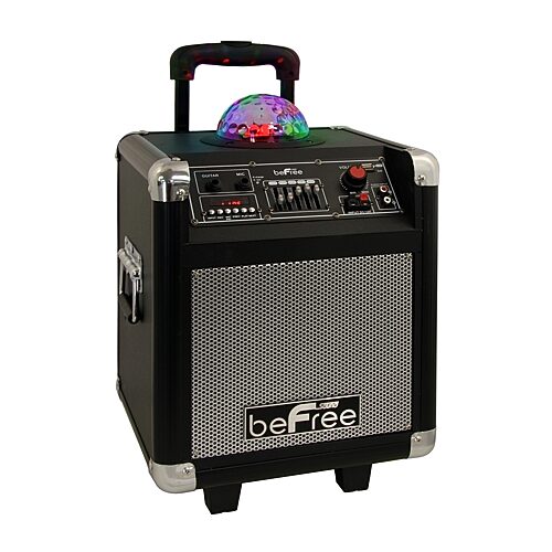 Befree Sound Sleek 10 Inch Professional Portable Bluetooth Pa Speaker With Remote Control In Black