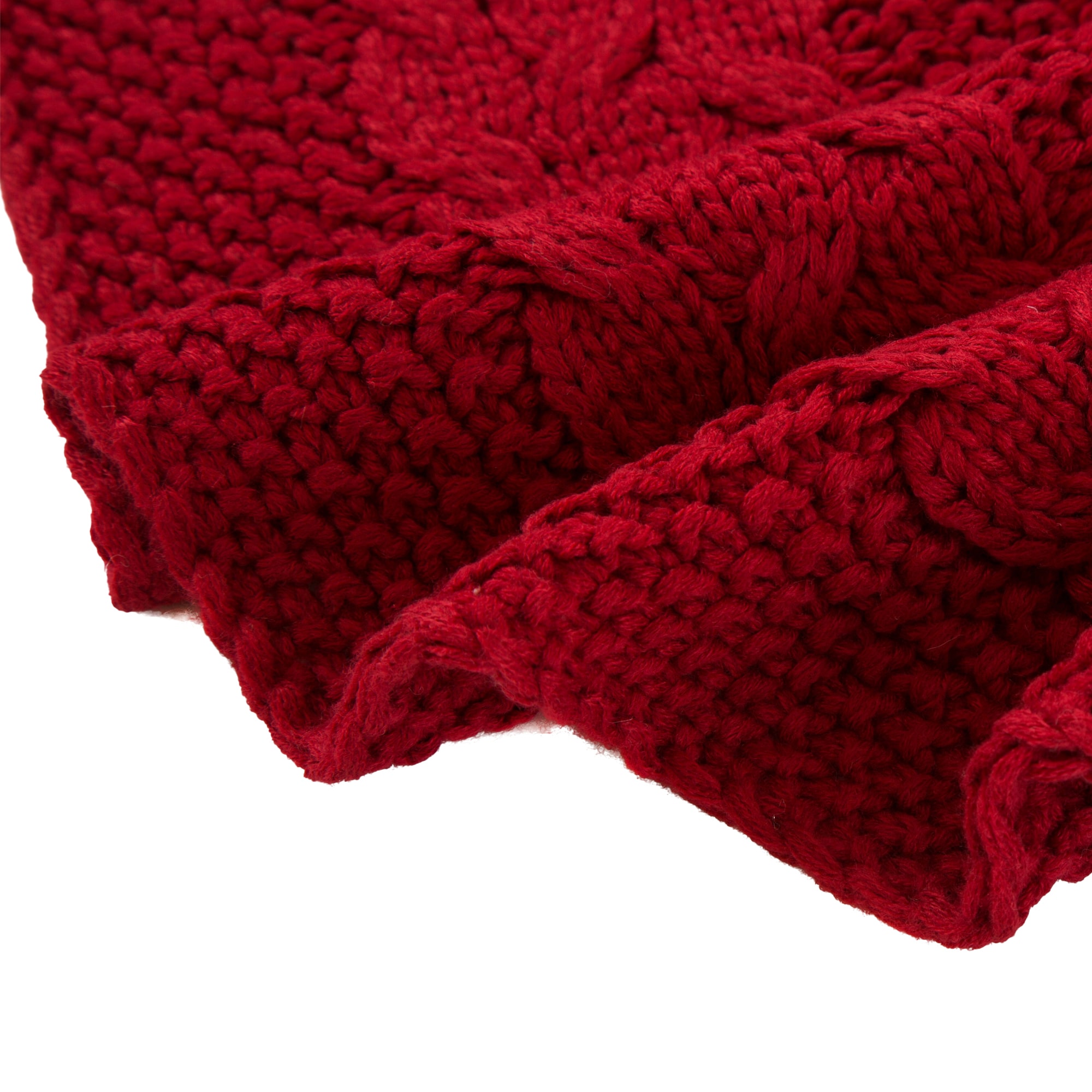 Glitzhome Knitted Indoor Tree Skirt