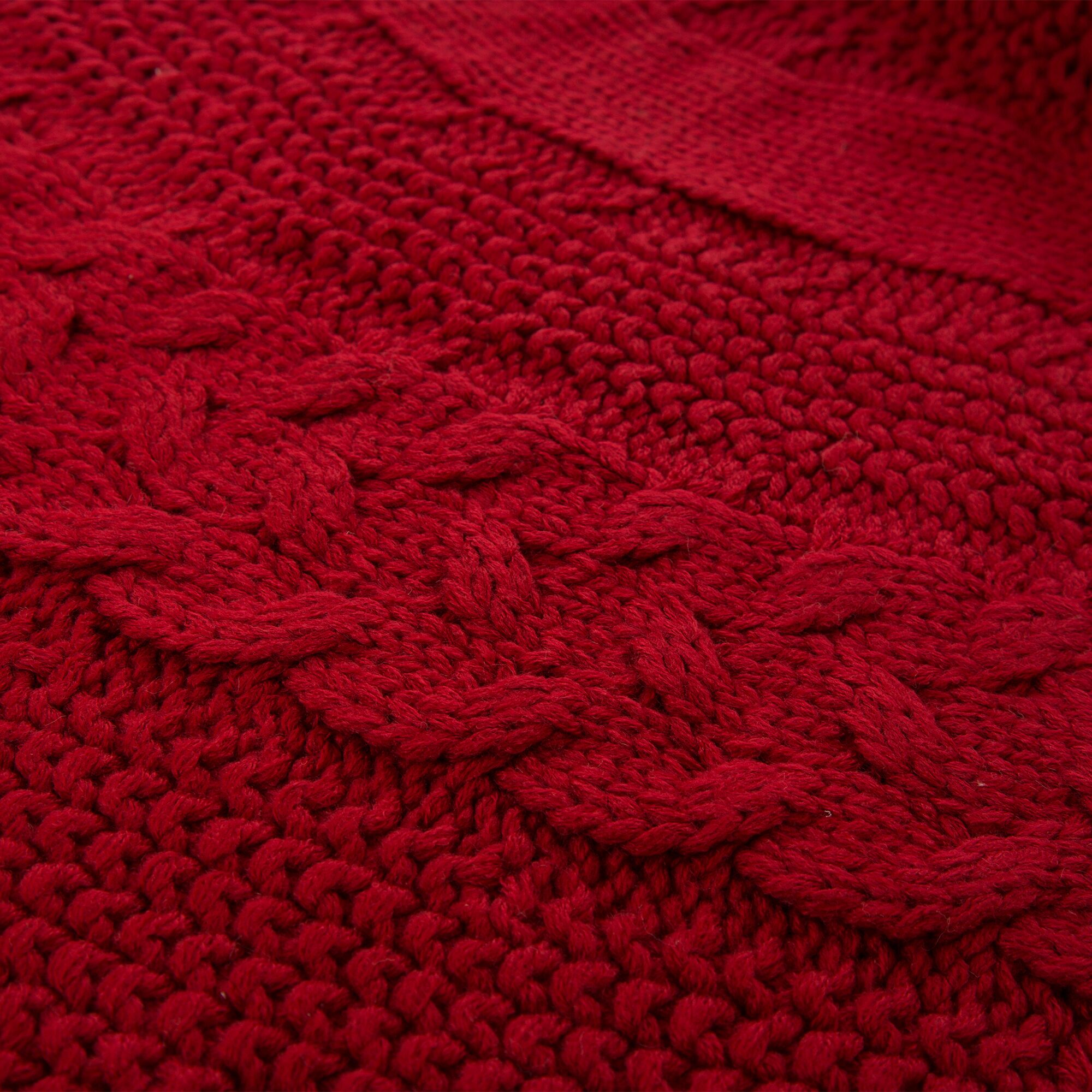 Glitzhome Knitted Indoor Tree Skirt