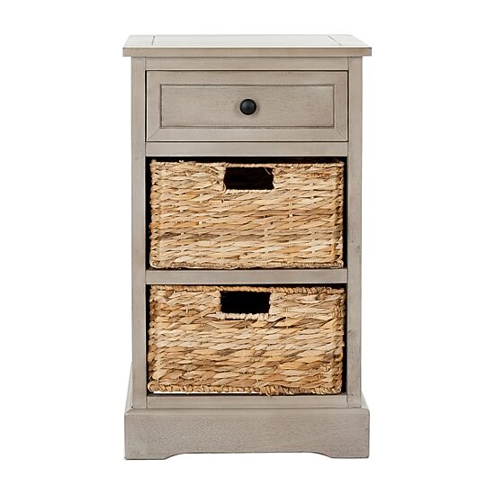 Carie 3-Drawer Storage End Table