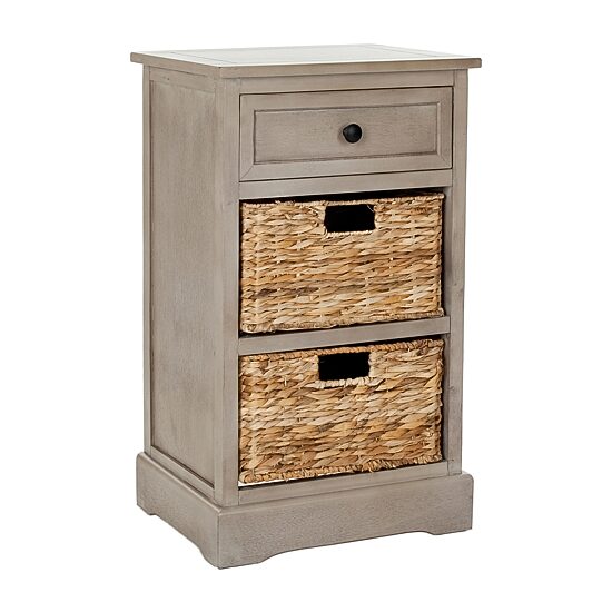 Carie 3-Drawer Storage End Table