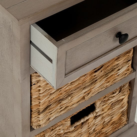 Carie 3-Drawer Storage End Table
