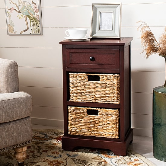 Carie 3-Drawer Storage End Table