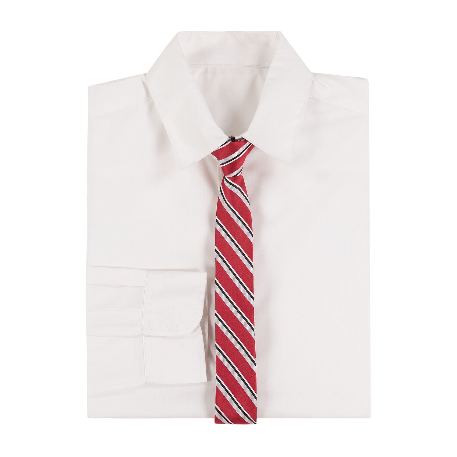 Van Heusen Little & Big Kid Boys Adaptive Long Sleeve Point Collar Shirt + Tie Set