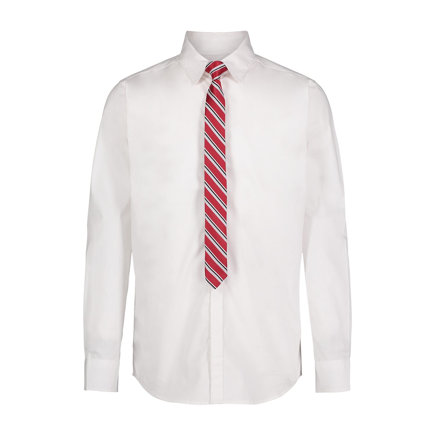 Van Heusen Little & Big Kid Boys Adaptive Long Sleeve Point Collar Shirt + Tie Set