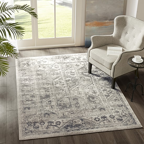 Madison Park Mila Geometric Machine Woven Skid Resistant Indoor Rectangular Area Rug