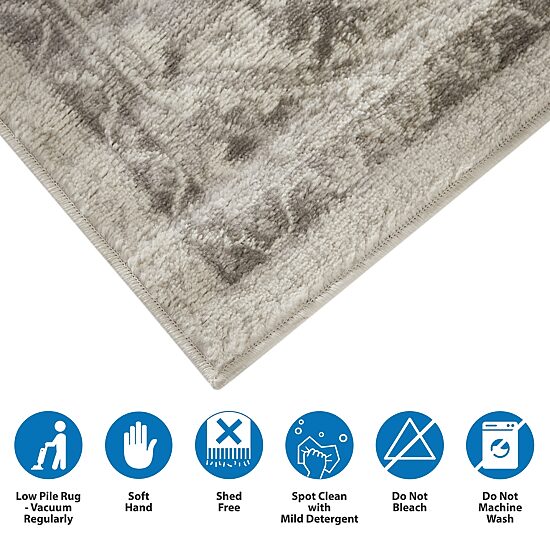 Madison Park Mila Geometric Machine Woven Skid Resistant Indoor Rectangular Area Rug