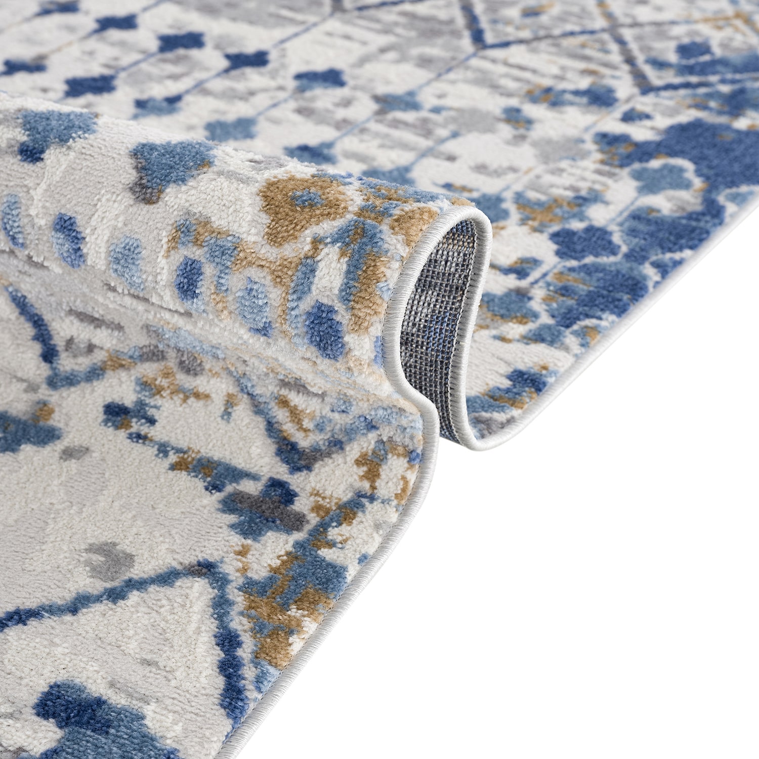 Madison Park Reese Soft Textural Waves Machine Woven Skid Resistant Indoor Rectangular Area Rug