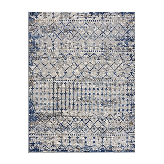 Madison Park Reese Soft Textural Waves Machine Woven Skid Resistant Indoor Rectangular Area Rug