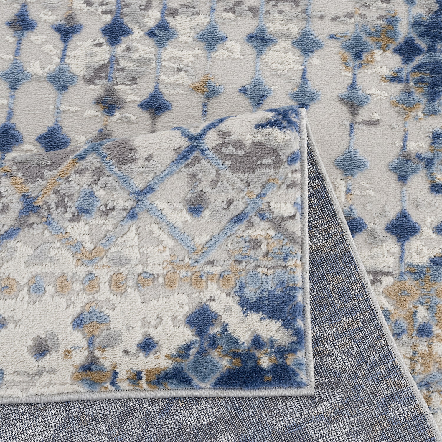 Madison Park Reese Soft Textural Waves Machine Woven Skid Resistant Indoor Rectangular Area Rug