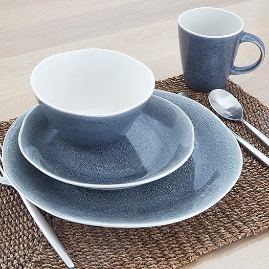Baum Norte Grey 16-pc. Ceramic Dinnerware Set