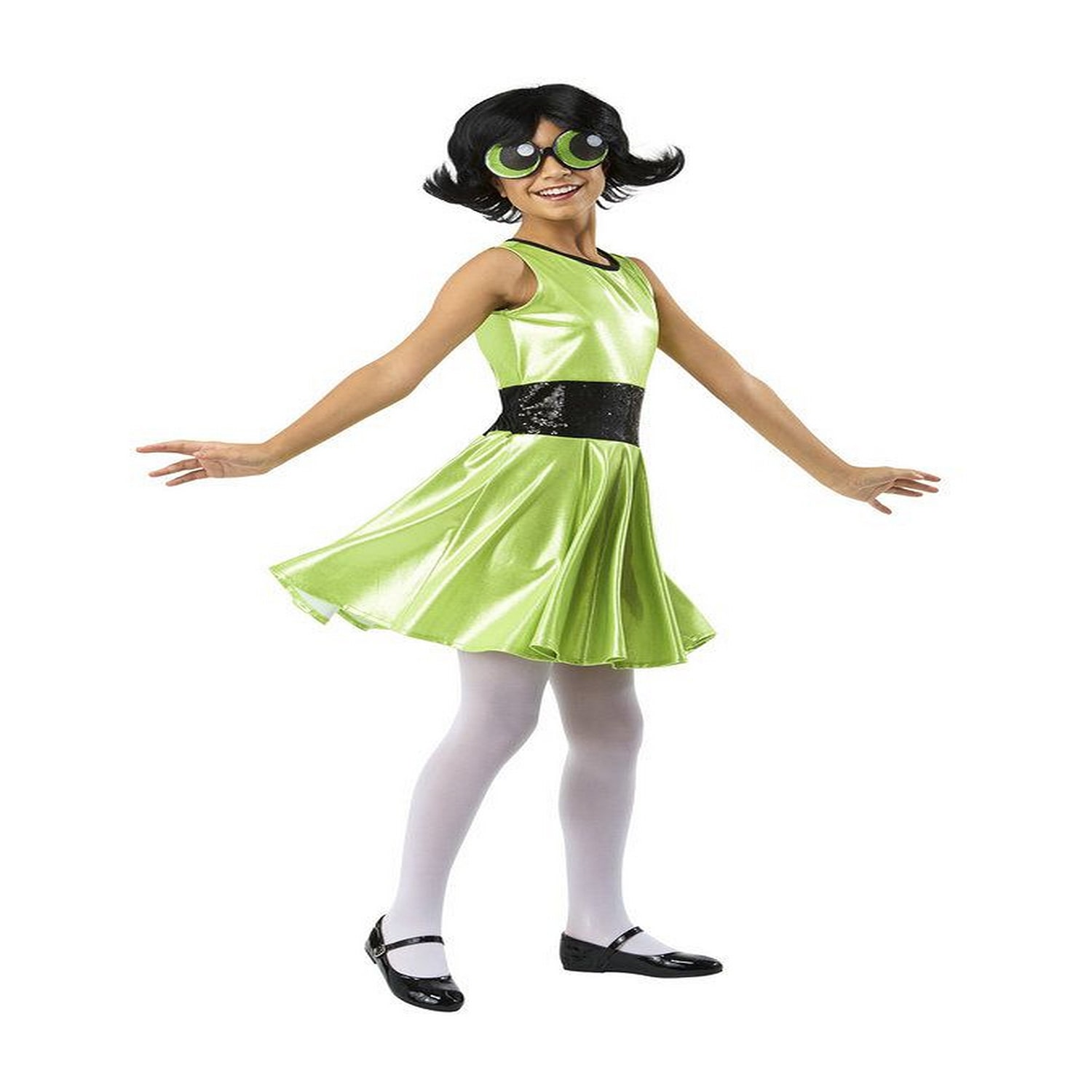 Little & Big Kid Girls Buttercup Powerpuff Girls 2-pc. Costume