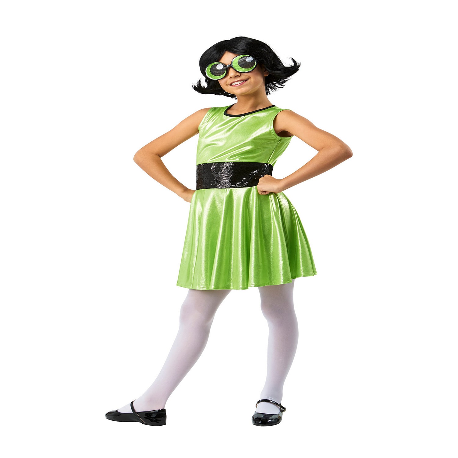 Little & Big Kid Girls Buttercup Powerpuff Girls 2-pc. Costume