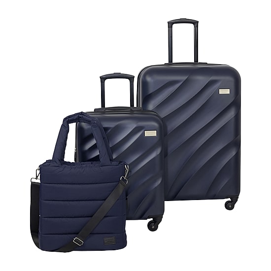 Geoffrey Beene Puffer 3-pc. Hardside Luggage Set