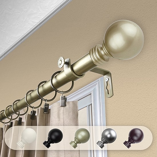 Rod Desyne Globe 1" Adjustable Curtain Rod