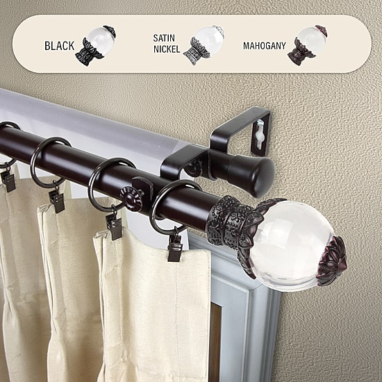 Rod Desyne Beam Double Curtain Rod