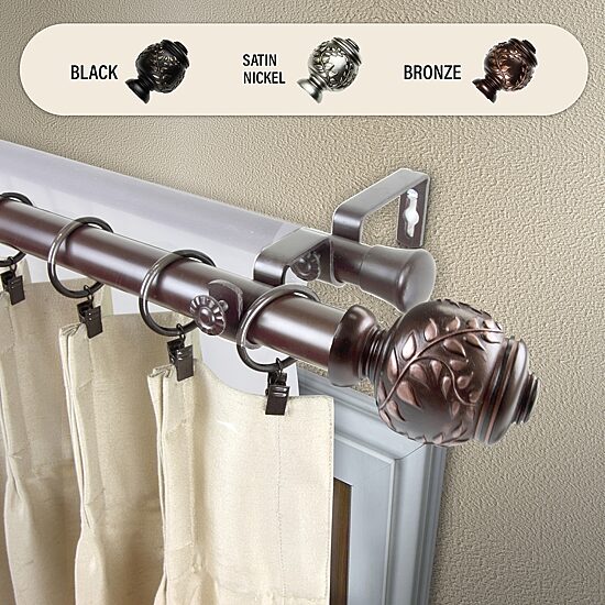 Rod Desyne Colette Double Curtain Rod