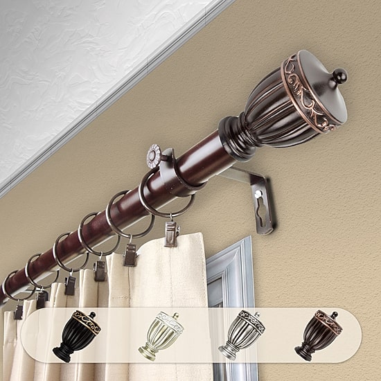 Rod Desyne Debussy 1 IN Adjustable Curtain Rod