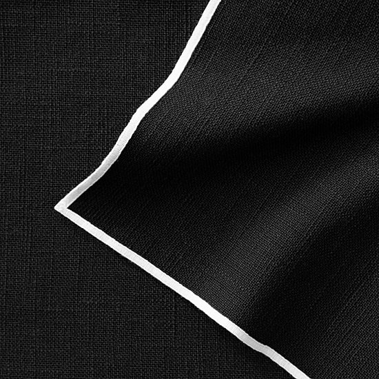 Threadmade Villeroy & Boch Manufacture Rock Merrow Stitch Cotton 4-pc. Napkins