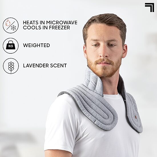 Sharper Image Heated Neck and Shoulder Aromatherapy Wrap
