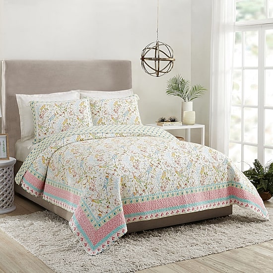 Dena Home Sonnet 3-pc. Reversible Quilt Set